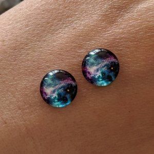 Studly Creations - galaxy earrings